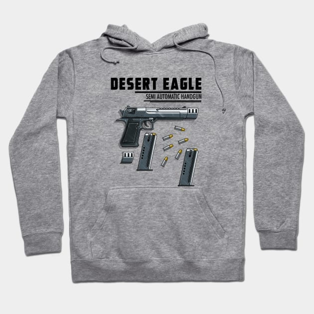 DESERT EAGLE Hoodie by theanomalius_merch